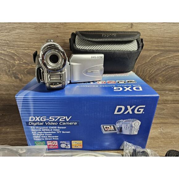 DXG 572V Digital Video Camera 5.0 Megapixel 2” High Resolution TFT Screen Works - Picture 2 of 11